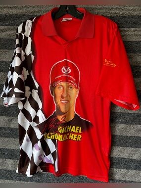 Vintage 2000 Michael Schumacher
Fl Racing Soccer Style Jersey Men’s Large